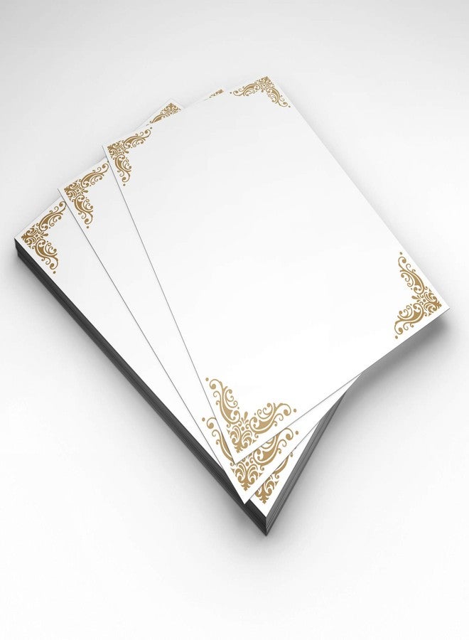 alterEgo Letter Writing Paper and Envelopes (A5 Size, Pack of 24,Luxor Gold) - Image 4