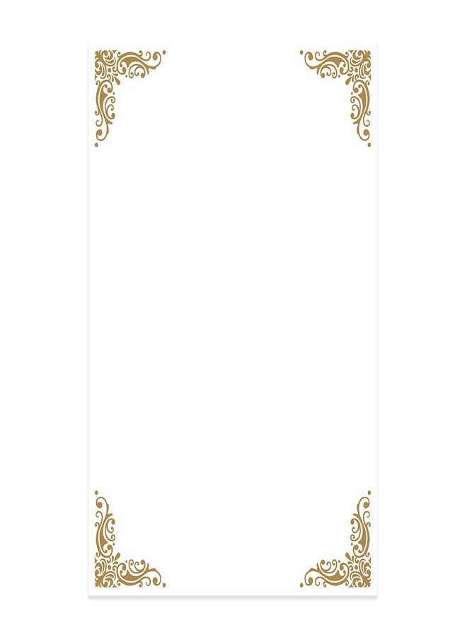 alterEgo Letter Writing Paper and Envelopes (A5 Size, Pack of 24,Luxor Gold) - Image 1