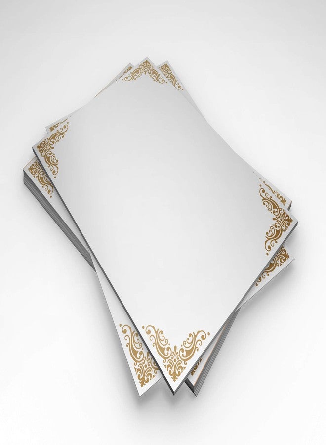 alterEgo Letter Writing Paper and Envelopes (A5 Size, Pack of 24,Luxor Gold) - Image 3