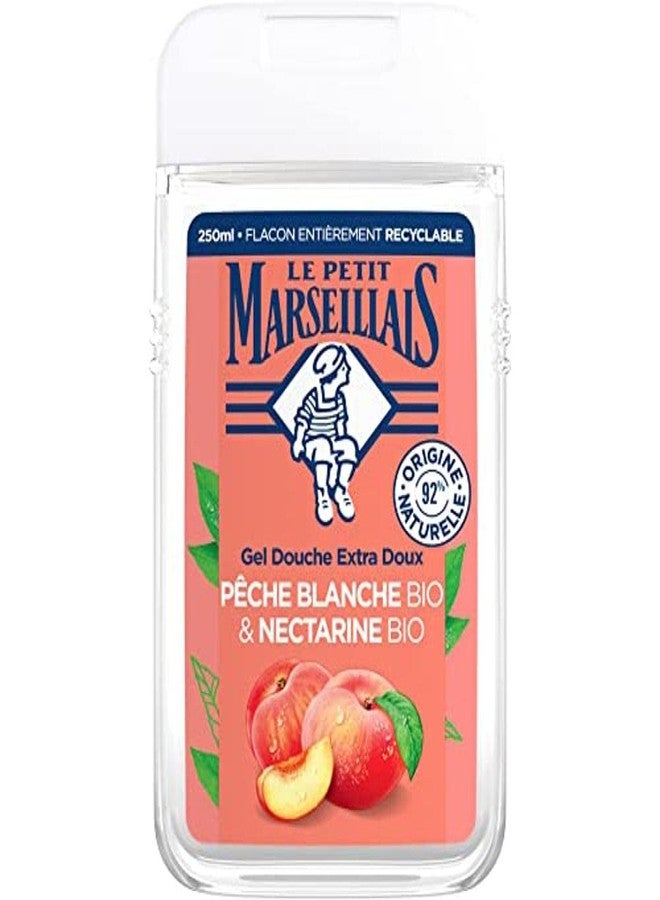 Le Petit Marseillais Gel douche Extra Doux Pêche & Nectarine 250ml bio Extra Gentle Shower Gel Peach and Nectarine 250ml organic