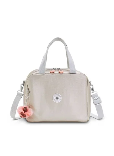 كيبلينغ Miyo Large lunchbox (with trolley sleeve) Soft Met Glow