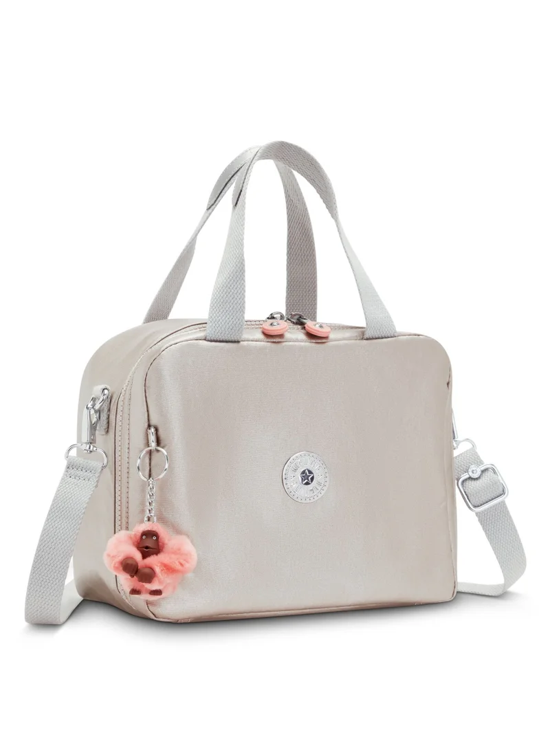 كيبلينغ Miyo Large lunchbox (with trolley sleeve) Soft Met Glow