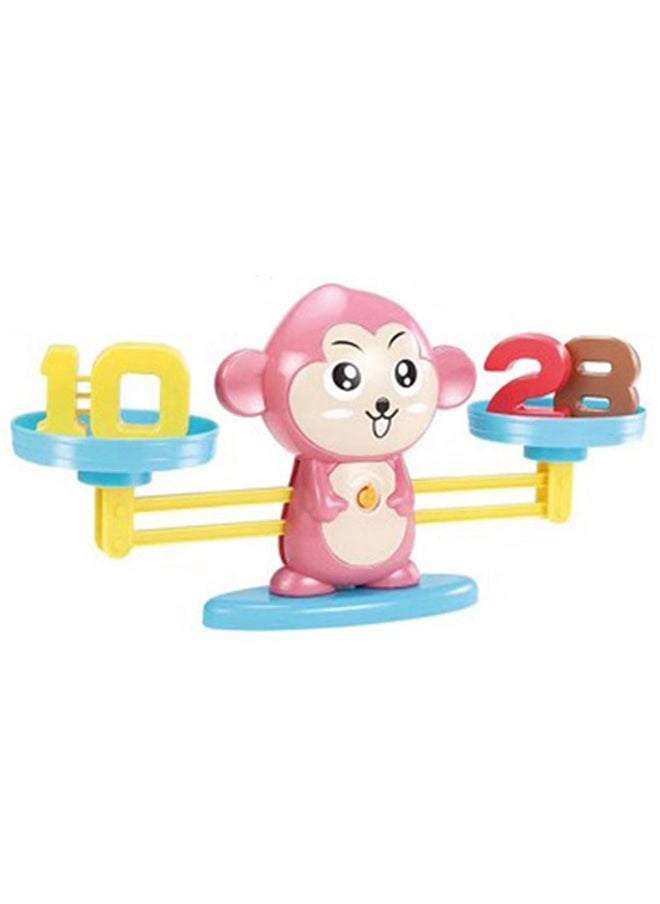 Monkey Number Balance Educational Counting Tool -Learning Toy for Kids Set with Colorful Monkeys Number Blocks 1-10, 30 Double-Sided Activity Cards, Scale & Stand - Ideal for Home, School & Tutoring​ ﻿  - Image 2