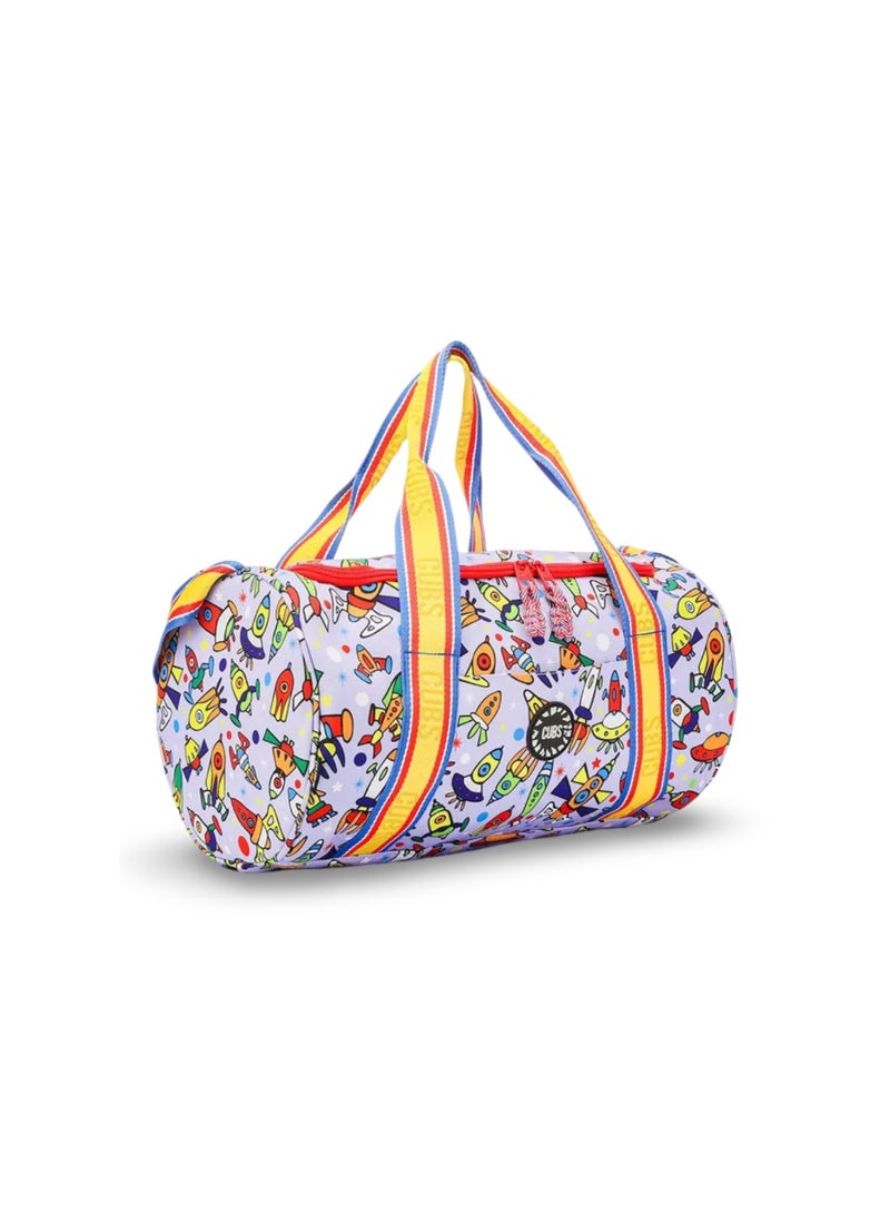 Cubs Space Ships Medium Duffel Bag - Image 2