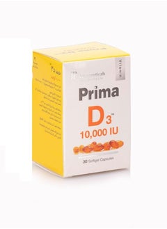 Prima, Vitamin D3 10,000 IU, Vitamin D Supplement - 30 Capsules - pzsku/Z650EDDDF5D08E7237E80Z/45/_/1679610237/29462fe0-4cdc-46dc-898a-ab377344b85c