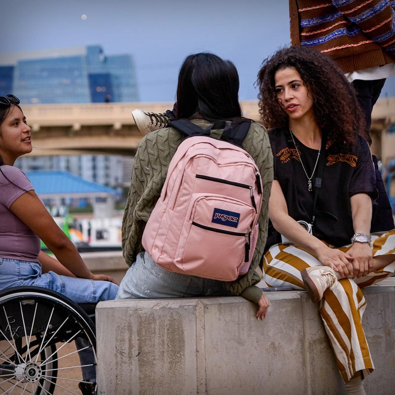 JanSport Laptop Backpack - Computer Bag with 2 Compartments, Ergonomic Shoulder Straps, 15â€ Laptop Sleeve, Haul Handle - Cyberspace Galaxy - Image 5