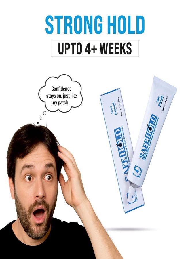 SAFEHOLD Lace Wig Glue for Hair Wigs_Hair Toupees_Hair Extensions Tube | Long Lasting Bonding | Acrylic-Based Clear &Transparent Glue| 4+ Weeks Hold | Maximum Wear | 1FL oz -28 g_Pack of 1 - Image 2