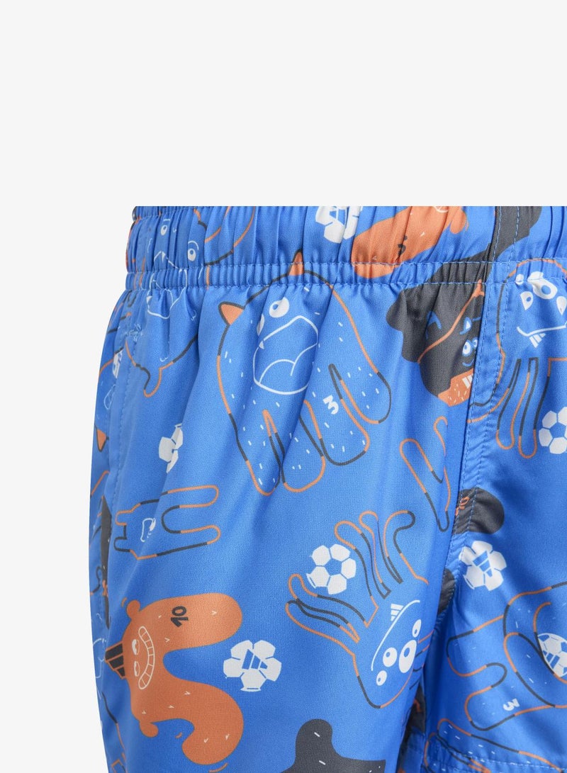 Adidas TIRONSTER ALL OVER PRINT SWIM SHORTS - Image 5