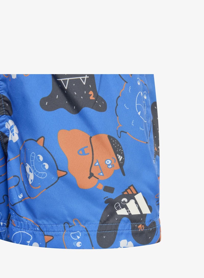 Adidas TIRONSTER ALL OVER PRINT SWIM SHORTS - Image 4