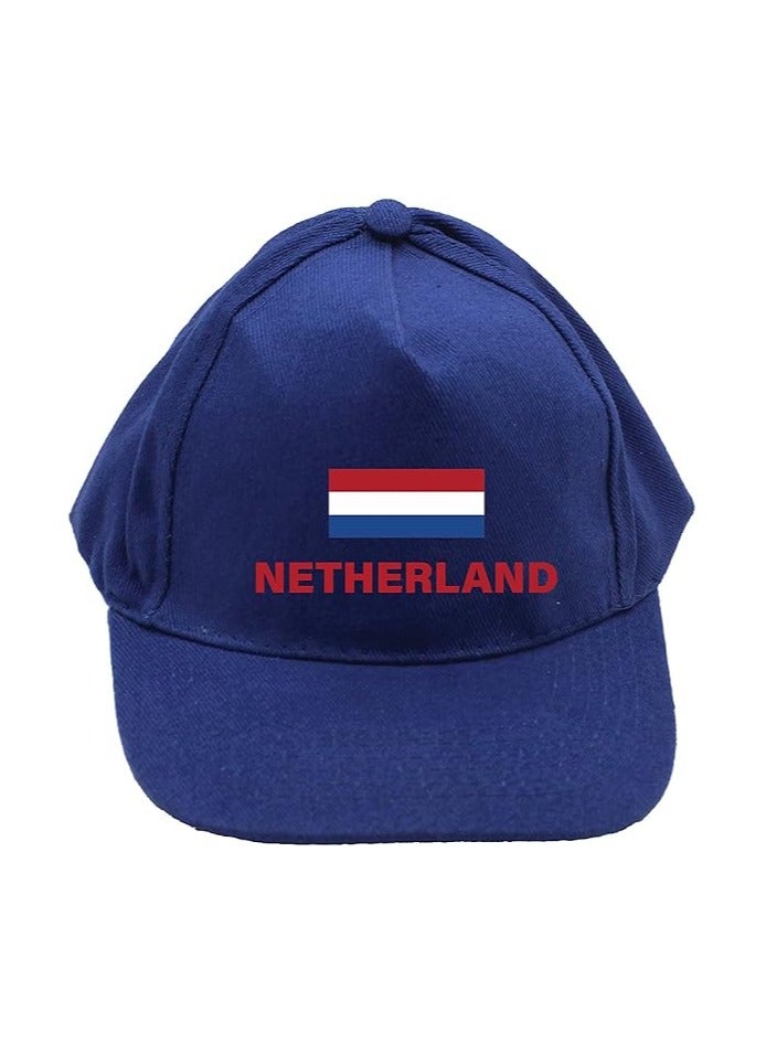 قبعة هولندية رياضية بشريط فيلكرو قابل للتعديل للأطفال للجنسين - Image 1