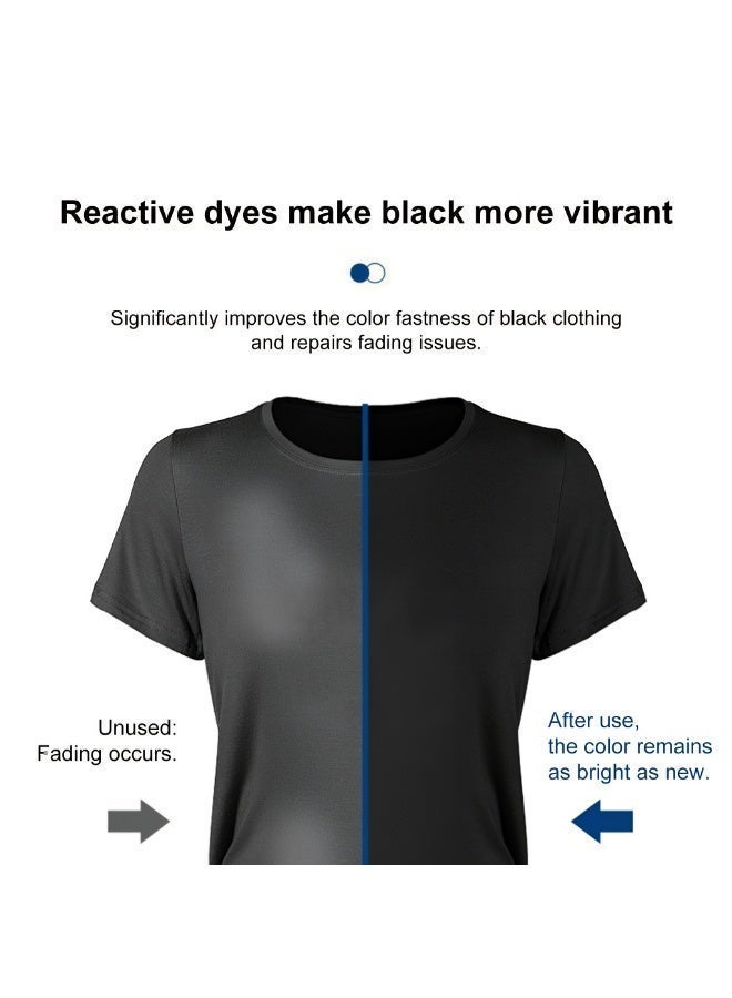 Black Laundry Color Booster Sheets – Restore & Deepen Black Clothes Color, Fabric Color Fixer for Dark Clothes, Easy Wash Sheets, 12 Sheets - Image 4