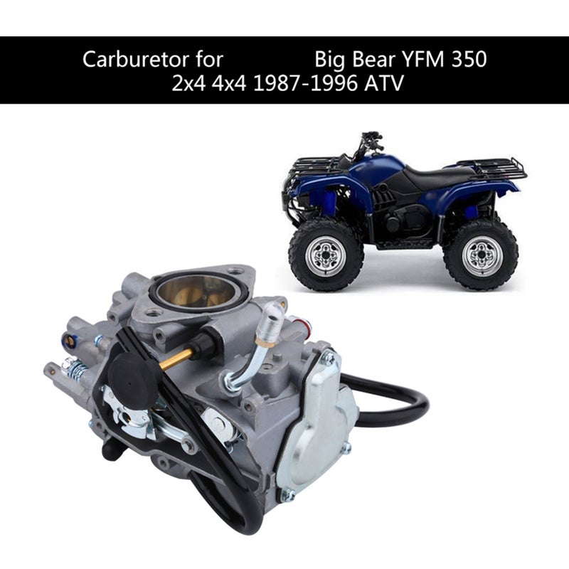 ATV Carburetor Carb for Big Bear YFM 350 2x4 4x4 1987‑1996 - Image 4