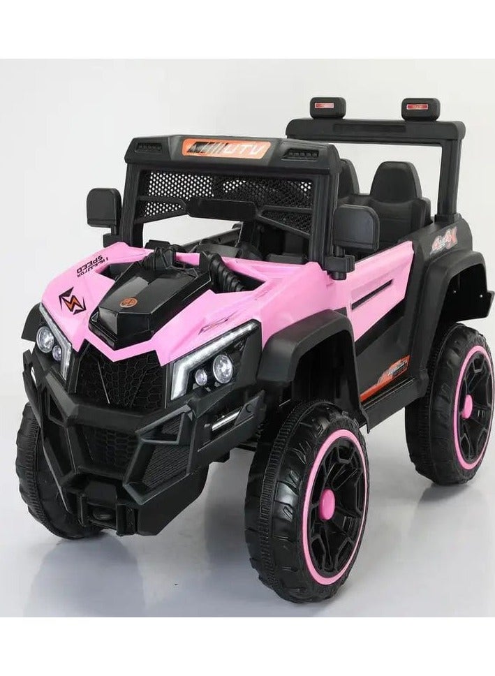 Multi-colored 4×4 electric toy car for children (pink), pink - Image 1