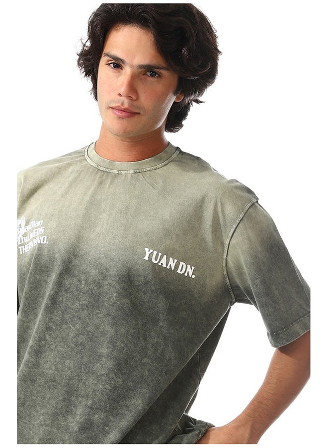 WHITE RABBIT Tie Dye Comfy Round Neck T-Shirt  - Image 4