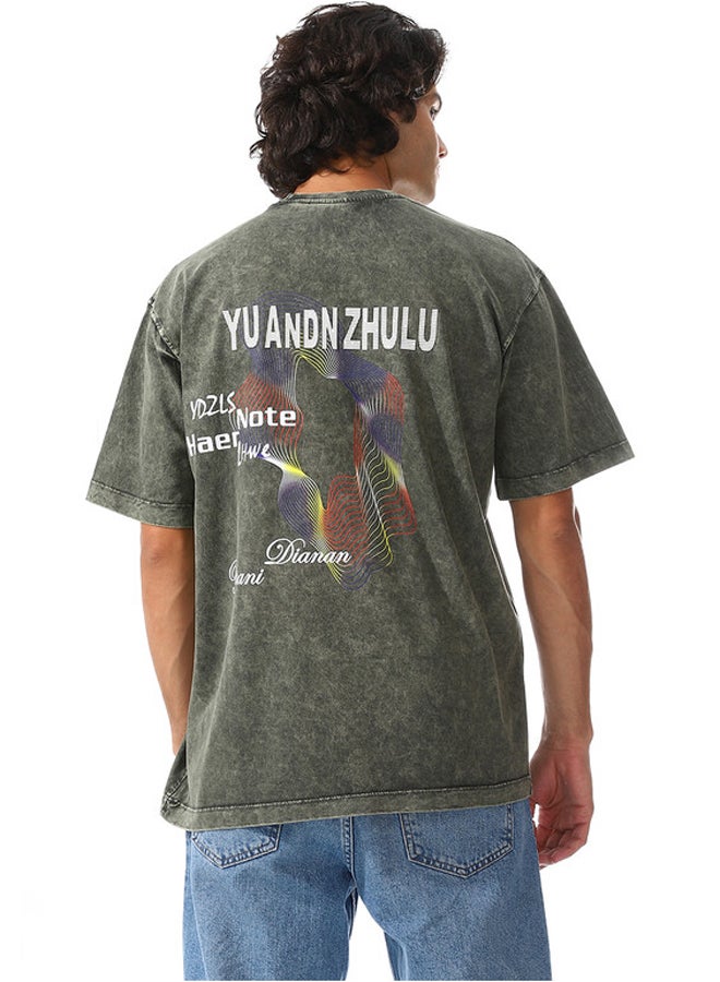 WHITE RABBIT Tie Dye Comfy Round Neck T-Shirt  - Image 3