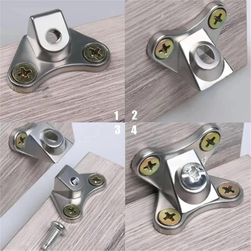 أقواس الزاوية 24 قطعة قوس زاوية من سبيكة الزنك موصل لوح قابل للإزالة مع مسامير - Image 5