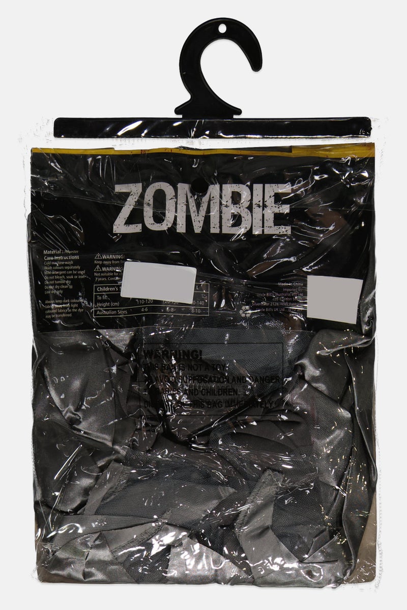 Chamdol Zombie Kids Costume, Grey - Image 2