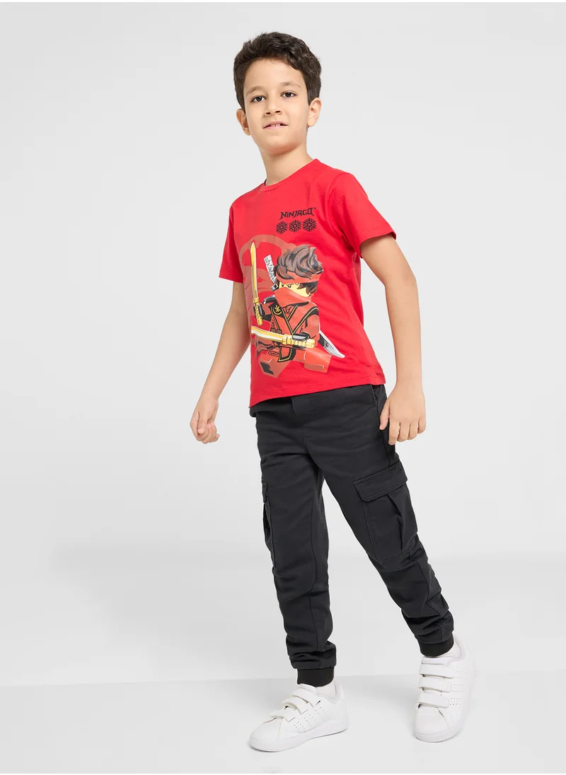 MINECRAFT LEGO NINJAGO Boys Printed T-shirt