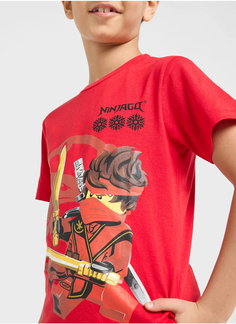 MINECRAFT LEGO NINJAGO Boys Printed T-shirt