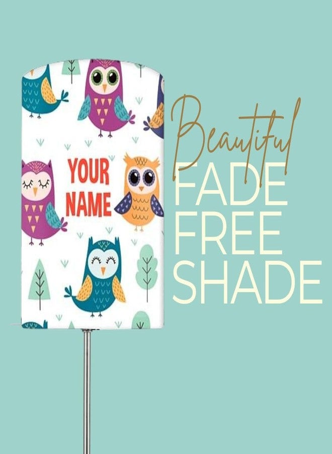 Nutcase Personalized Small Table Lamp Night Light for Children�s Room 13 inches Tall � Return Gifts for Kids Birthday - Beautiful Owl - Image 5