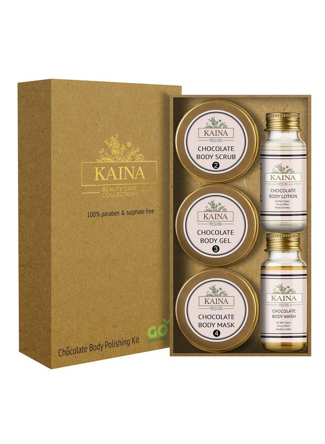 KAINA BEAUTY CARE COLLECTIONS Kaina Chocolate Body Polishing Kit Set Of 5 - Image 3