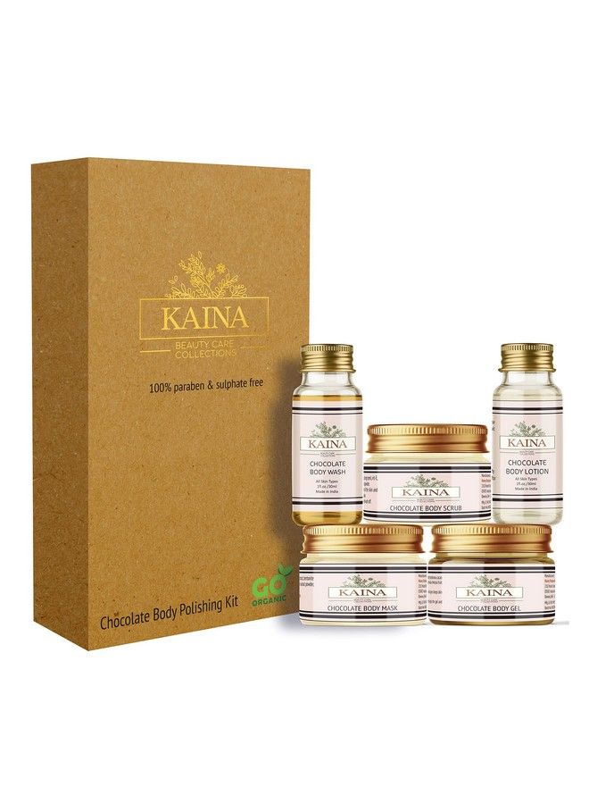 KAINA BEAUTY CARE COLLECTIONS Kaina Chocolate Body Polishing Kit Set Of 5 - Image 4