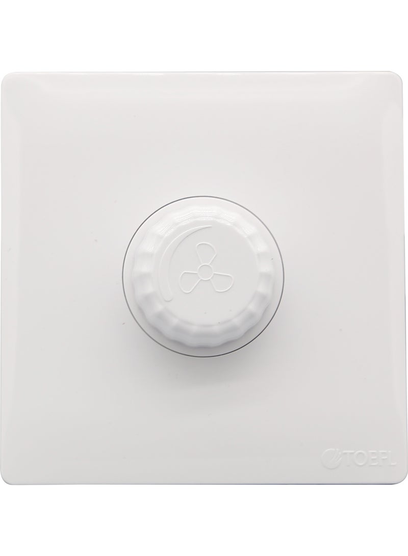 TOEFL Fan dimmer switch, 300 watts, piano white - Image 2