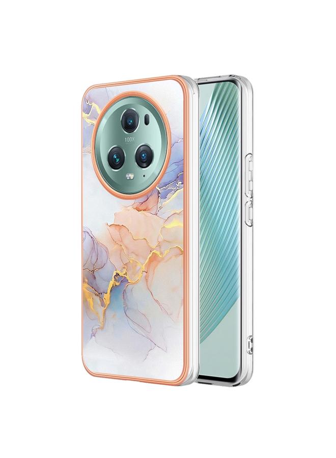 Green Tiger Case For Honor X9a/Magic5 Lite Electroplating IMD TPU Phone Case - Image 1