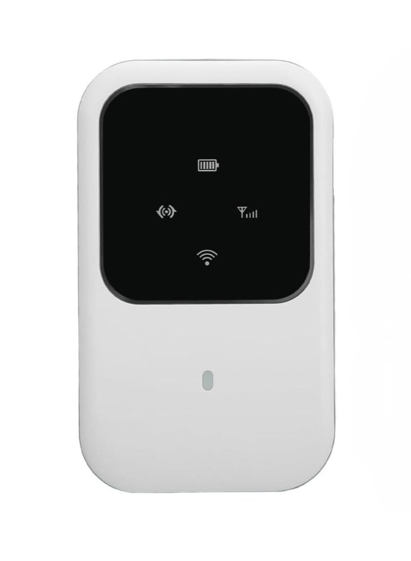 WiFi Mobile Router 4G LTE, 4G LTE Mobile WiFi Router with SIM Slot High Speed Pocket WiFi Router Connect up to 10 Devices, 2400mAh Battery, for Car Outdoor Travel - Image 2