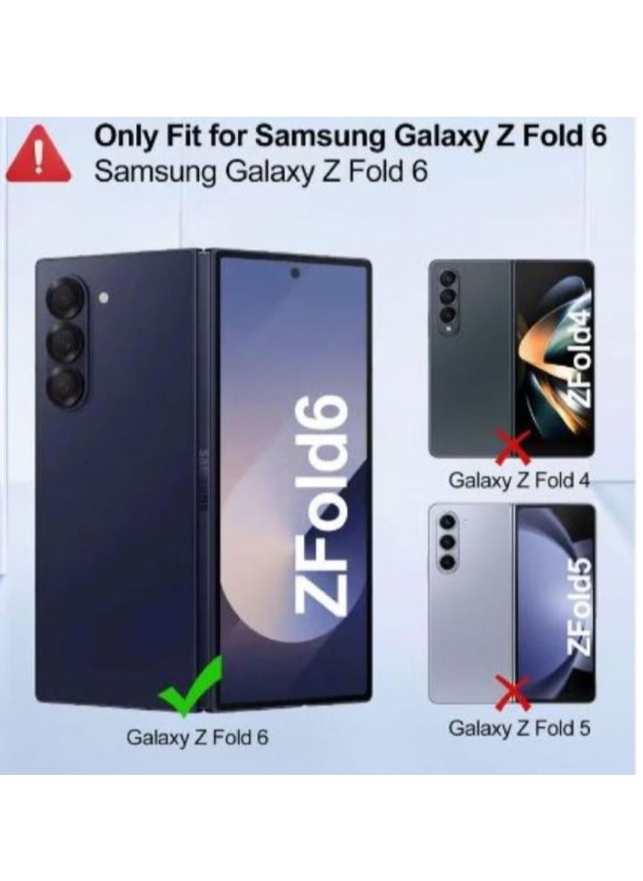 GKK For Samsung Galaxy Z Fold 6 GKK Integrated Full Coverage Magnetic Fold Phone Case BLUE  - Image 2
