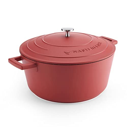 Master Class MasterClass Cast Aluminium Red Casserole Dish, 28cm, 5 Litre, Gift Boxed - Image 1