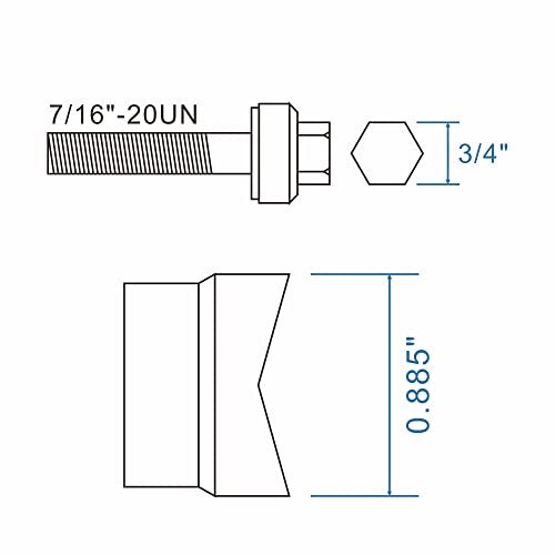 AMZCNC Manual Knockout Punch Kit, Heavy Duty Metal Sheet Knock Out Box Hole Cutter Conduit Punch Driver Die Set ((Conduit Hole Size) 1/2" Knockout Punch) - Image 5