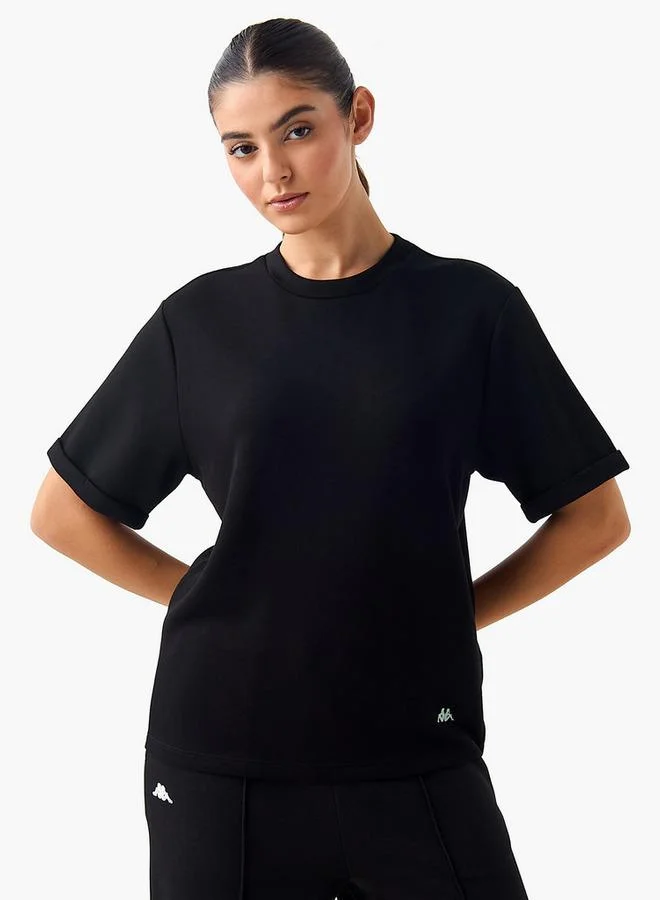 Kappa BLACK Kappa Women Graphic Print T shirt for Women | Best Price UAE
