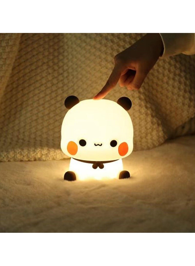 HaHaHai Night Light, LED Squishy Cute Panda Night Lamp, 3 Level Dimmable Nursery Nightlight for Breastfeeding Toddler Baby Kids Decor, Cool Gifts for Kids - Image 4