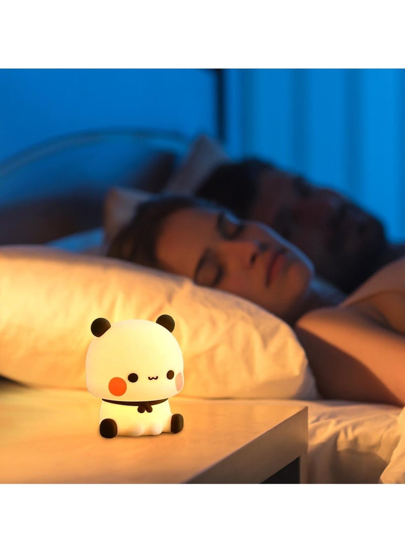HaHaHai Night Light, LED Squishy Cute Panda Night Lamp, 3 Level Dimmable Nursery Nightlight for Breastfeeding Toddler Baby Kids Decor, Cool Gifts for Kids - Image 3