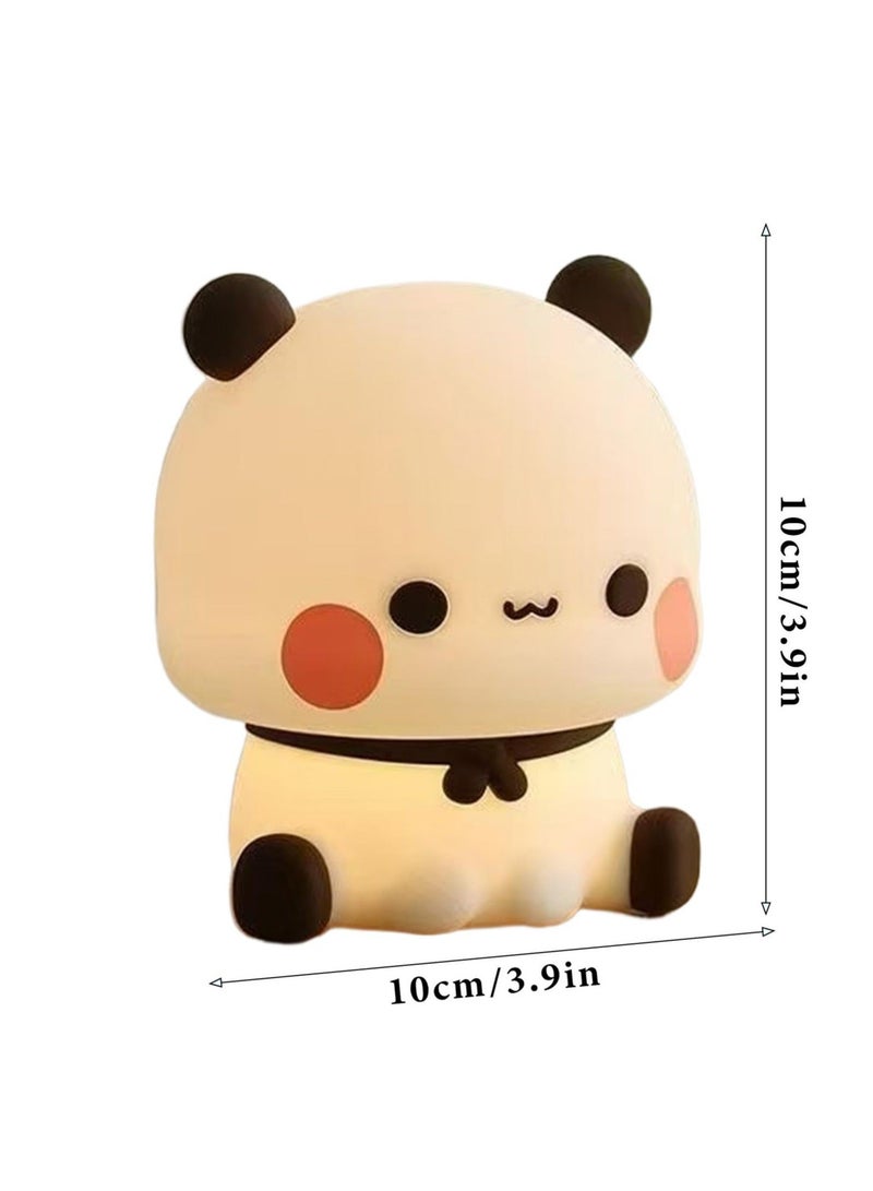HaHaHai Night Light, LED Squishy Cute Panda Night Lamp, 3 Level Dimmable Nursery Nightlight for Breastfeeding Toddler Baby Kids Decor, Cool Gifts for Kids - Image 5