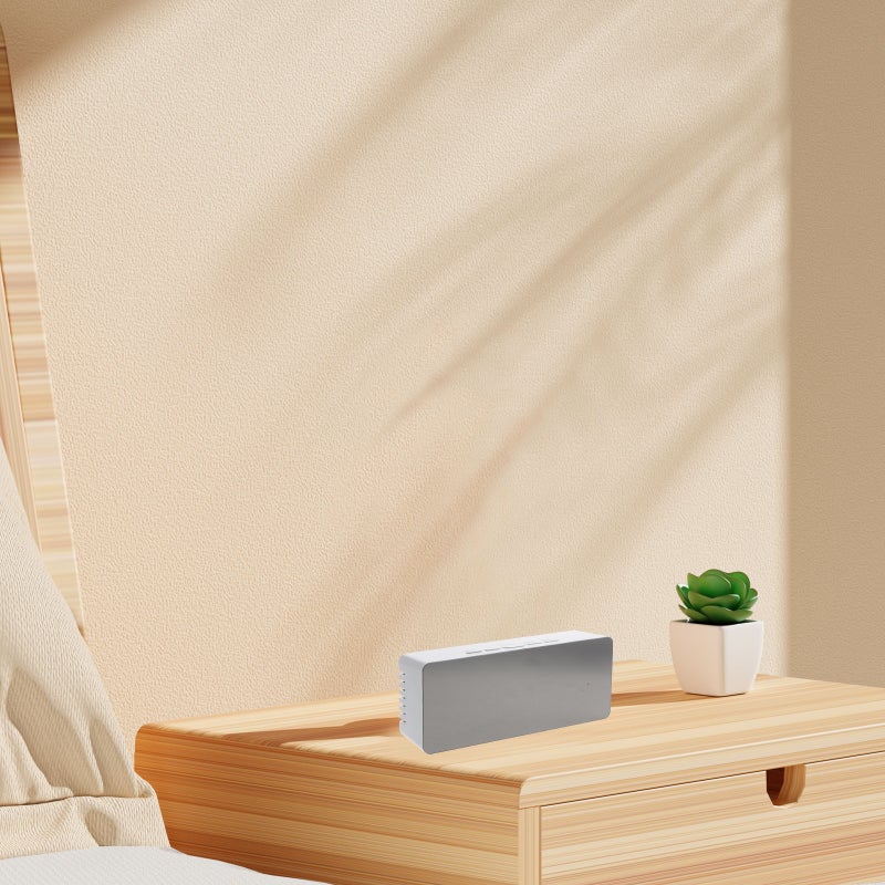 Desktop Electric Alarm Clock Large Display Digital Clock Bedroom Alarm Clock - Image 5