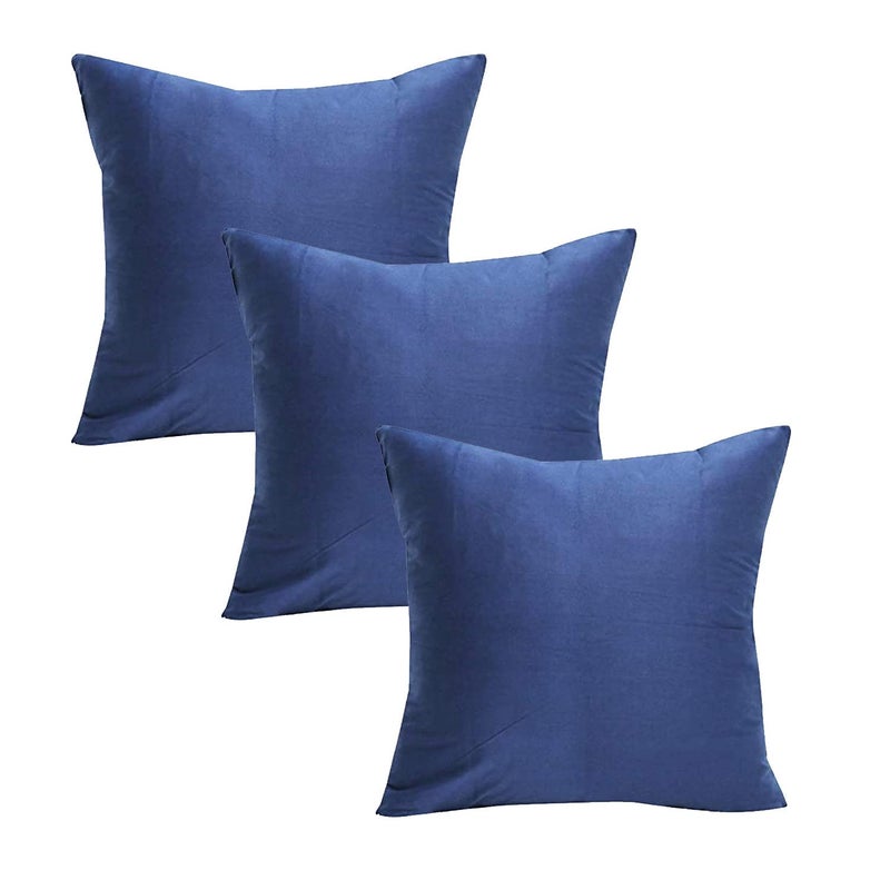 PINDIA Blue Polyester Washable Long Body Pillow Cover (18 x 54 Inch) (16X16_Blue_3) - Image 1