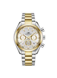 Men's Analog Tonneau Shape Stainless Steel Wrist Watch K23150-TBTW - 42 Mm