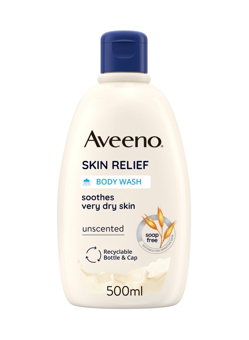Aveeno Sensitive Skin Relief Moisturising Body Wash With Soothing Triple Oat Complex 500ml - Image 1