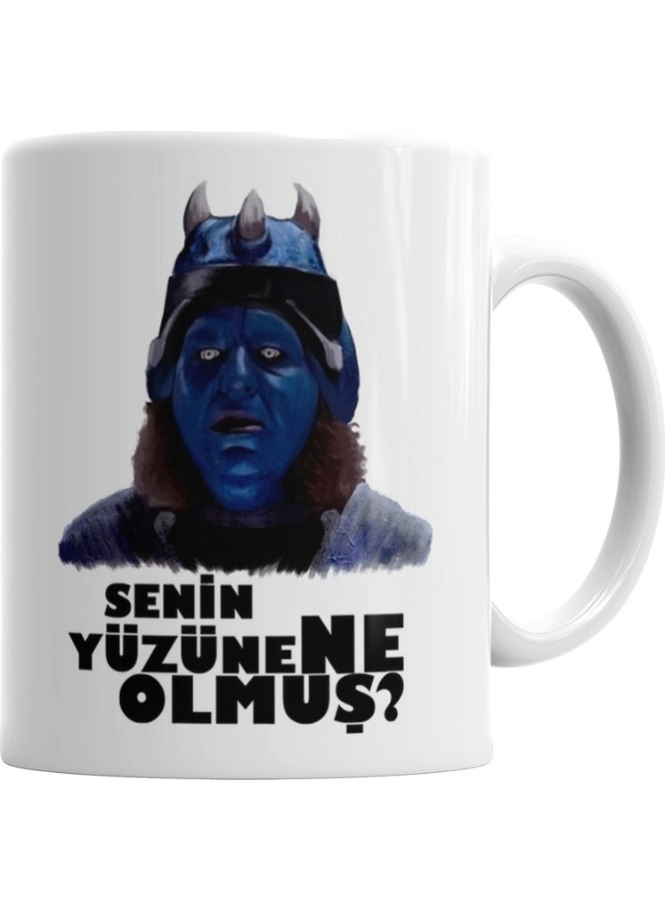 Baskı Dükkanı Print Shop Gora What Happened to Your Face Mug Porcelain 