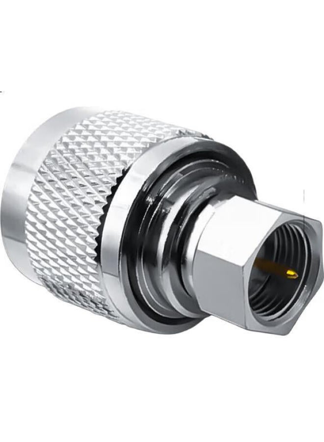 Shochan F Male To N Male Adapter, Jj Rf Coaxial Signal Connector, 1 Piece, Sq-Fj - Image 1