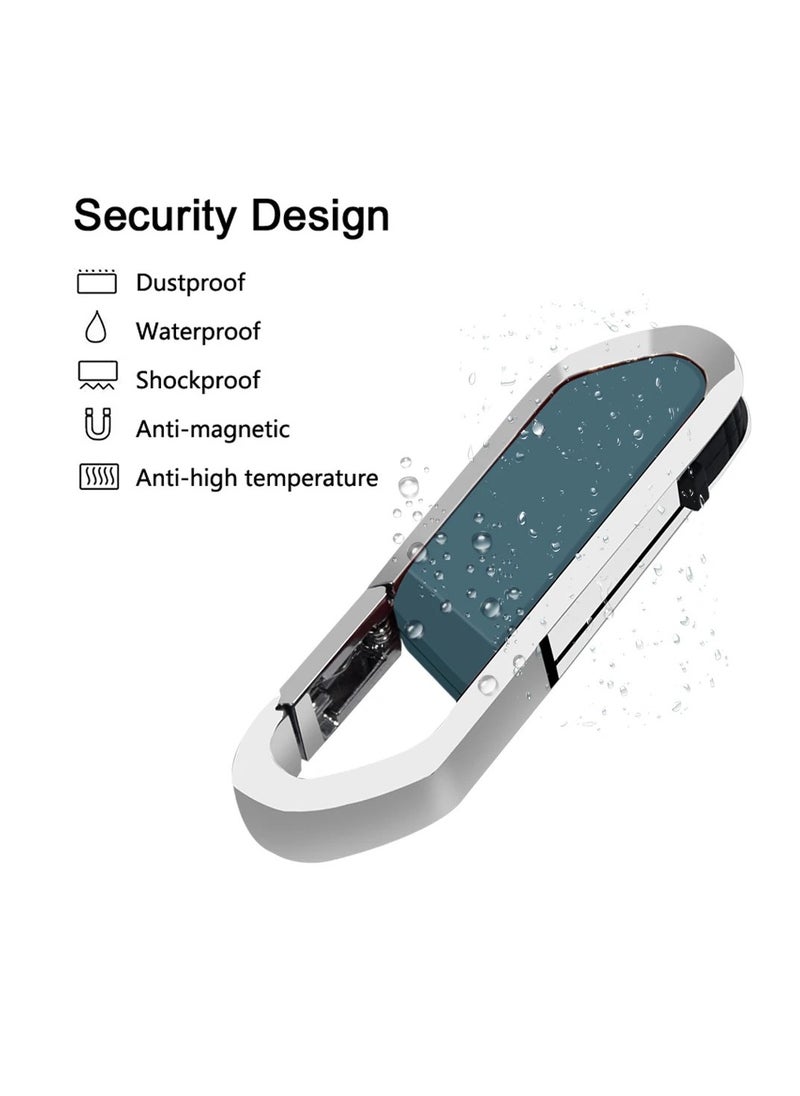 AROAQ USB Flash Drive, Portable Metal Thumb Drive with Keychain, USB 2.0 Flash Drive Memory Stick, Convenient and Fast Pen Thumb U Disk for External Data Storage, (1pc 2GB Red)  - Image 2