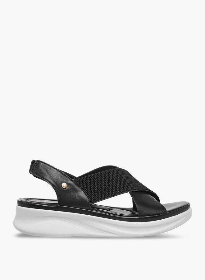 فلورا بيلا من شو إكسبرس صنادل نسائية بحزام متقاطع وكعب خلفي