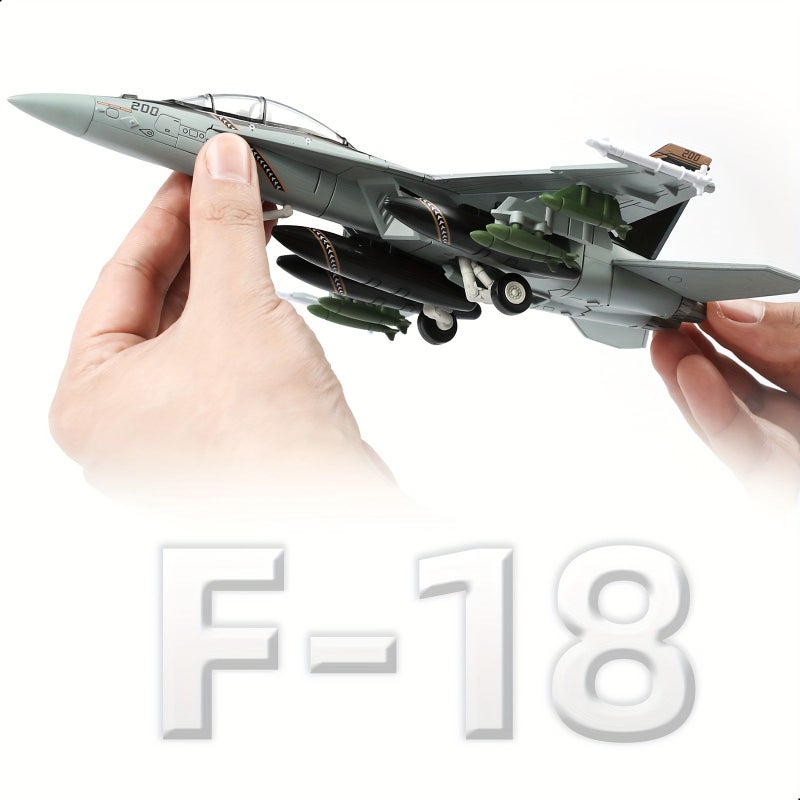 1 72 Scale F14 Black Fighter Jet Model Aircraft Collection Transformable Toy Gift Set For Aviation Enthusiasts Home Decor - Image 1