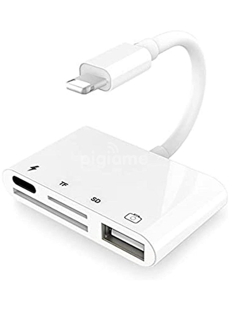 Yesido GS12 Lightning to USB Adapter | High-Speed OTG Adapter for iPhone & iPad | Plug & Play Data Transfer | Connect USB Flash Drives, Keyboards, Cameras & More | Compact & Durable - Image 4