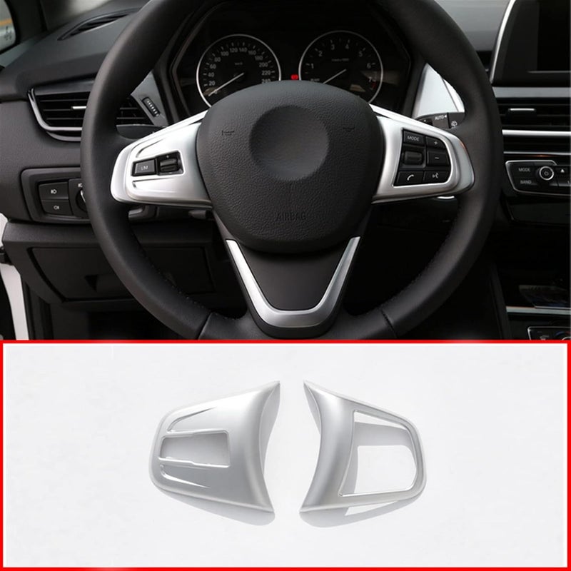 Wivplex ABS Chrome Steering Wheel Button Cover Trim for BMW - Image 3