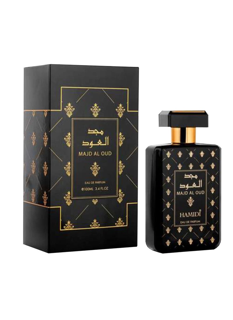 Hamidi Majd Al Oud Eau De Parfum 100ML - Perfumes For Unisex - Fragrances - pzsku/Z6510CF8FB0DBFB75C32EZ/45/_/1701340451/8a913c5d-bd69-4a35-9090-e9178a4b5bd4