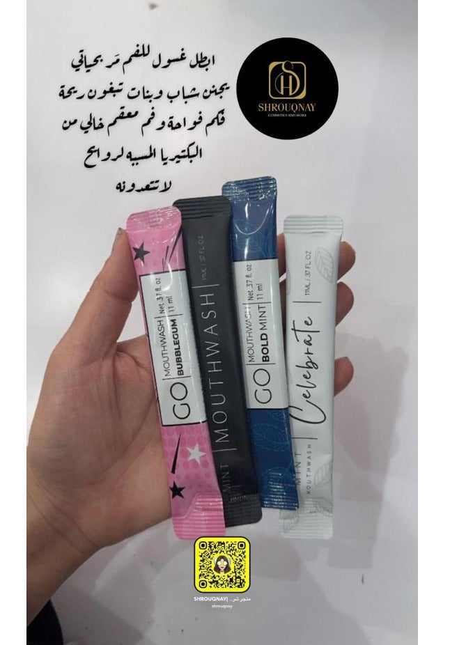 Go Mouthwash Coconut Mouthwash, Alcohol-Free, 20 Bottles - Image 2