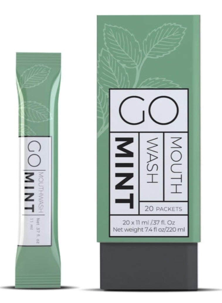 Go Mouthwash Coconut Mouthwash, Alcohol-Free, 20 Bottles - Image 1